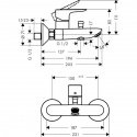 Смеситель для ванны Hansgrohe Talis E (71740990) 157307