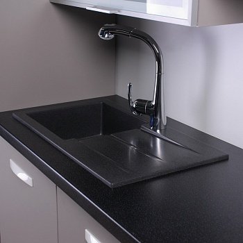 Кухонная мойка Fancy Marble Tennessee черный (106080004) фото