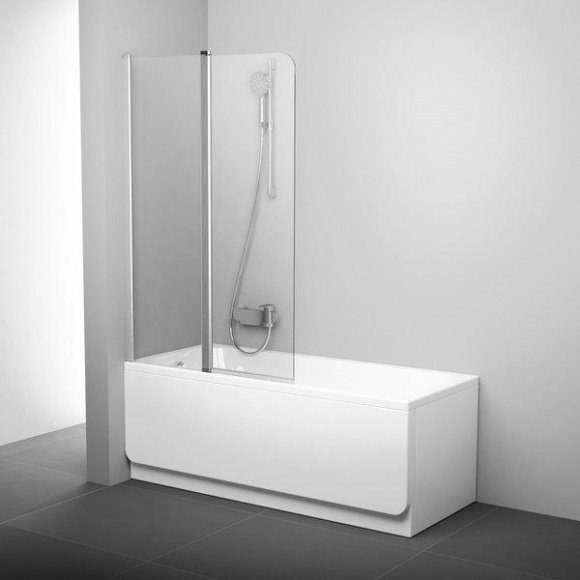 Шторка для ванны Ravak CVS2-100 transparent левосторонняя