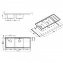 Кухонная мойка Apell Linear Plus Polish (LNP1162FLBC) 204333