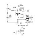 Смеситель для умывальника Grohe Concetto (23450001) 121224