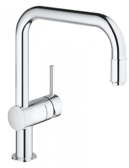 Смеситель кухонный Grohe Minta выдвижной излив хром (32067000)