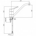 Смеситель кухонный Bianchi Delta (LVMSTR2000DLTACRM) 116007