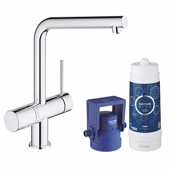 Смеситель кухонный Grohe Blue Minta Pure с функцией очищения воды (31345002) фото