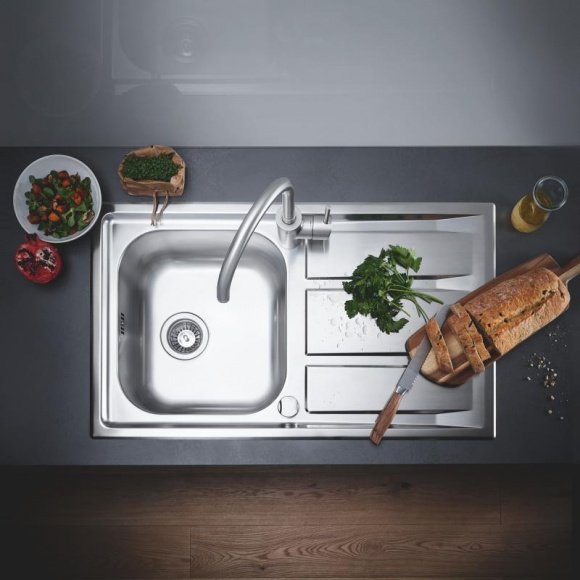 Кухонная мойка из нержавеющей стали Grohe K400+ матовая (31568SD0)