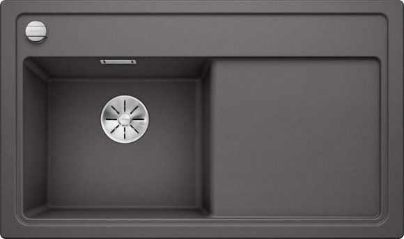 Кухонная мойка Blanco Zenar 45 S левая темная скала (523805)