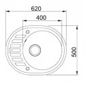 Кухонная мойка Franke ROG 611-62 серебристый (114.0381.074) 38954