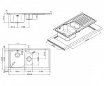 Кухонная мойка Apell Venezia Decor (VE1002ILAC) 153092