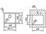 Кухонная мойка Teka Radea 450/325 TG топаз (88490) 39612