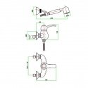 Смеситель для душа Fiore JAFAR (47ZZ5127) 139301