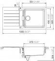 Кухонная мойка Schock SIGNUS D100 L Polaris-99 (50056099) 7218