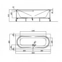 Ванна акриловая Kolpa San Carmen 180x80 (741398) 136340