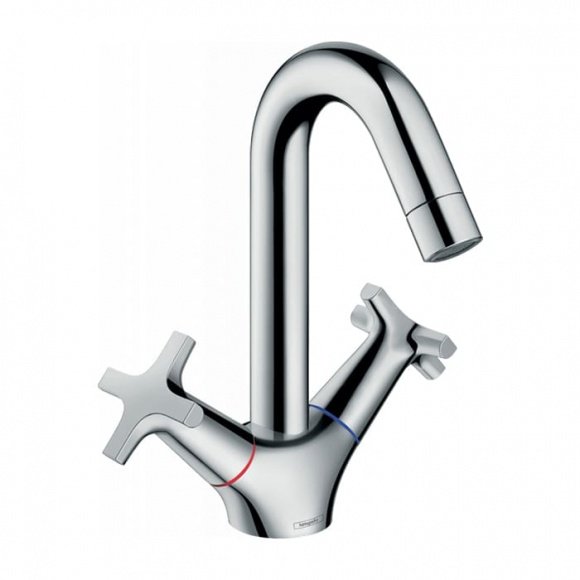 Смеситель для умывальника Hansgrohe Logis Classic двухвентильный (71272000)