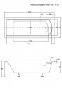 Ванна акриловая Besco SHEA 170х70 (NAVARA30124) 178255