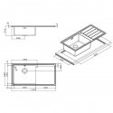 Кухонная мойка Apell Linear Plus Polish (LNP1001FRBC) 204354