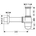 Сифон для биде Hansgrohe (55213000) 42221