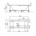 Ванна акриловая Kolpa San Elektra 170x70 (740681) 136381