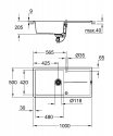 Кухонная мойка Grohe EX Sink K400 (31641AP0) 159783