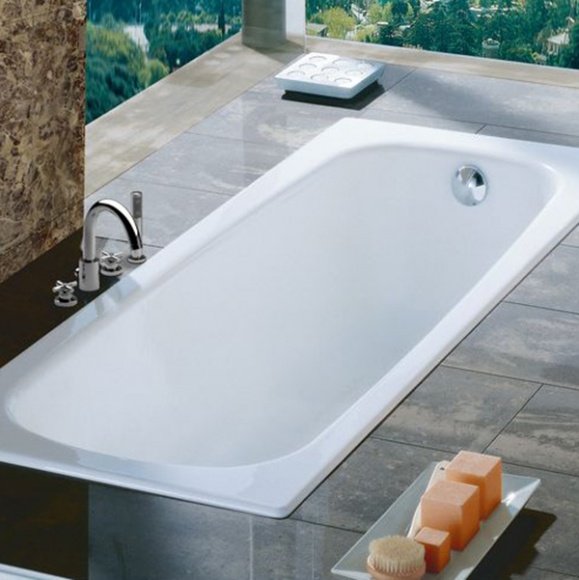 Ванна стальная Roca Contesa 150x70 прямоугольная с ножками (A236060000+A291021000)