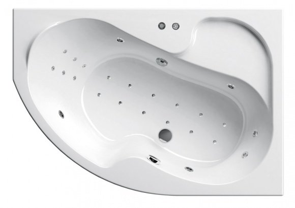Гидромассажная ванна Ванна ROSA R 150х105 Beauty Pro антик (GMSR1204)