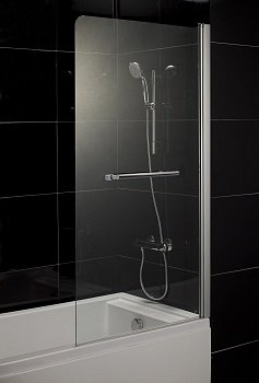 Шторка для ванны Eger 80 см тонированное правая (599-02R grey) фото