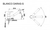 Смеситель кухонный Blanco Daras-S Silgranit кофе (517740) 49119