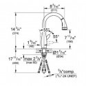 Смеситель кухонный Grohe Parkfield черная бронза (30213ZB0) 153679