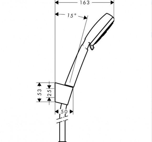 Душевой гарнитур Hansgrohe Crometta 100 (26667400)