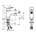 Смеситель для ванны Hansgrohe Logis однорычажный (71312000) 100537