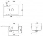 Кухонная мойка Schock MANHATTAN D100 S Mocha-63 (22034563) 7049