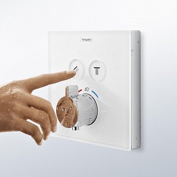 Наружная часть смесителя для ванны Hansgrohe ShowerSelect термостат (15738400) фото