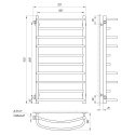 Полотенцесушитель водяной Laris Евромикс П10 500х900 мц 800 боковое подключение 1 (71207371) 94635