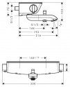 Смеситель для ванны Hansgrohe Ecostat Select термостатический (13141000) 156989