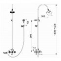 Смеситель для ванны Imprese Cuthna золото (T-10280 zlato-n) 163903