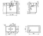 Кухонная мойка Teka ALBA 90 B-TG карбон (40143470) 2902