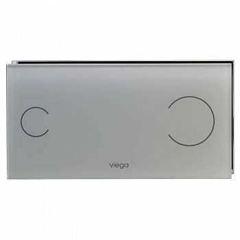 Клавиша смыва Viega Visign 100 стекло/серая (597481) фото