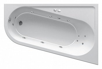 Гидромассажная ванна Ванна Chrome R 170x105 Relax Pro (GMSR1368) фото