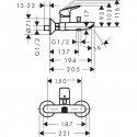 Смеситель для ванны Hansgrohe Logis (71401000) 157034