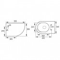 Унитаз подвесной Volle Amadeus Slim Duroplast Soft Close (13-06-055) 121750