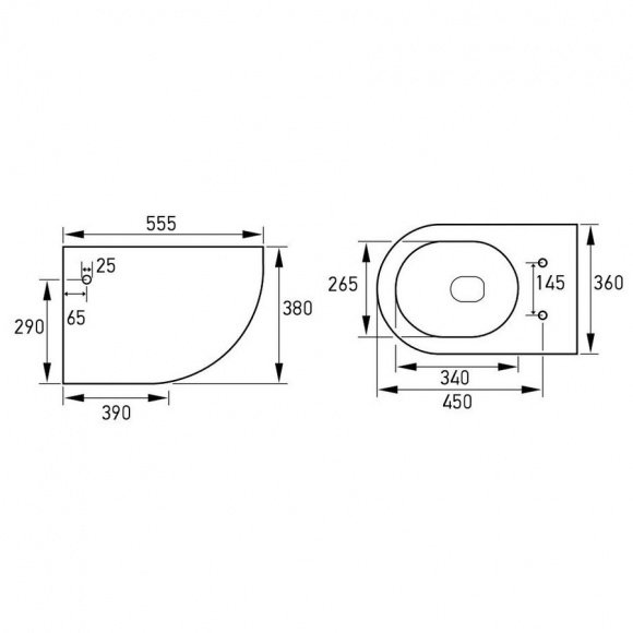 Унитаз подвесной Volle Amadeus Slim Duroplast Soft Close (13-06-055)