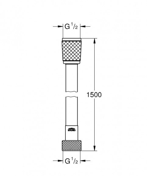 Душевой шланг Grohe Relexaflex 1.50 м (28151001)