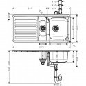 Кухонная мойка Hansgrohe S4111-F540 (43342800) 153753