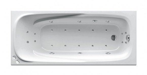 Гидромассажная ванна Ванна Vanda II 170x70 Beauty Base белый (GMSR1435)