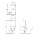 Унитаз-компакт Cersanit Carina 011 Duroplast (CCKZ1001330964) 79484