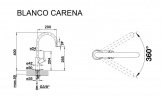 Смеситель кухонный Blanco Carena серый беж (520978) 48897