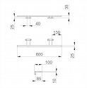 Светильник для зеркала SANWERK LED "SMART" 60 см (LV0000108) 188999