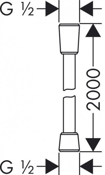 Душевой шланг Hansgrohe Isiflex 2.00 м (28274000)