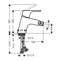 Смеситель для биде Hansgrohe Focus (31922000) 156264