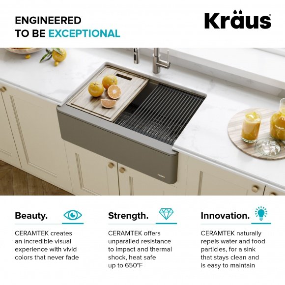 Кухонная мойка Kraus (KGF1-30Brown)
