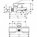 Смеситель для ванны Hansgrohe Metropol (32540140) 157105